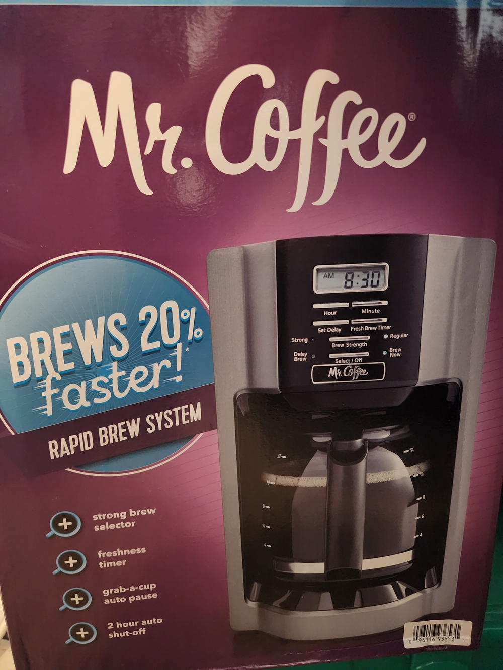 Mr. Coffee Rapid Brew Coffee Maker - New In Box